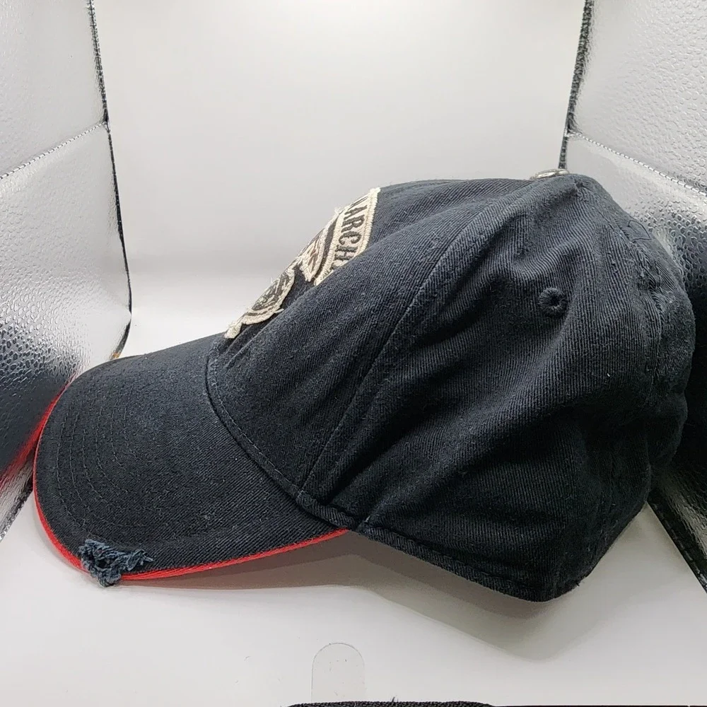 Sons of‎ Anarchy SAMCRO Reaper Hat Black Red Adjustable Snapback Biker Cap 2014